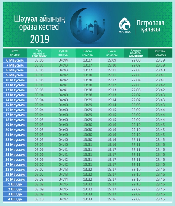 Petropavl shauual kestesi 2019